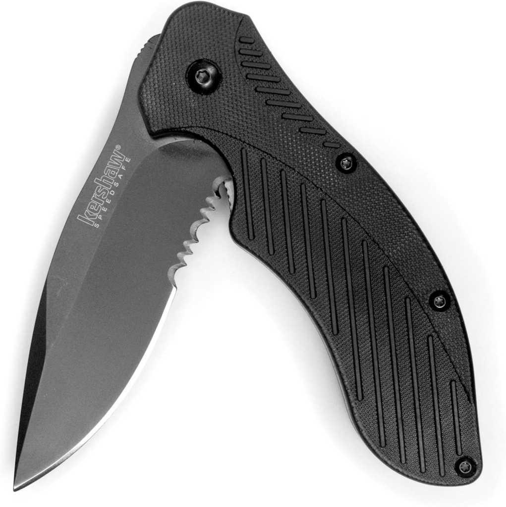Kershaw Clash Black Serrated Pocketknife