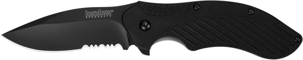 Kershaw Clash Black Serrated Pocketknife