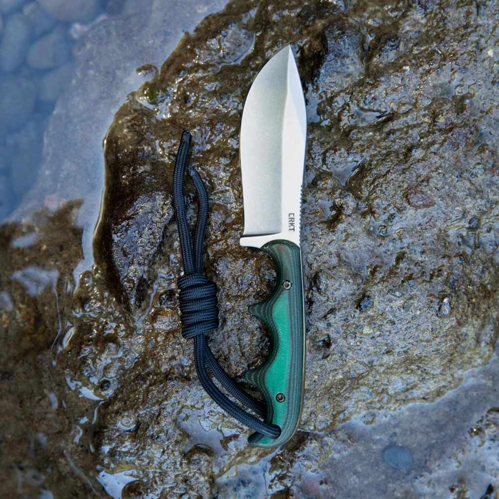 CRKT Minimalist Nessmuk Outdoor Survival Fixed Blade Knife