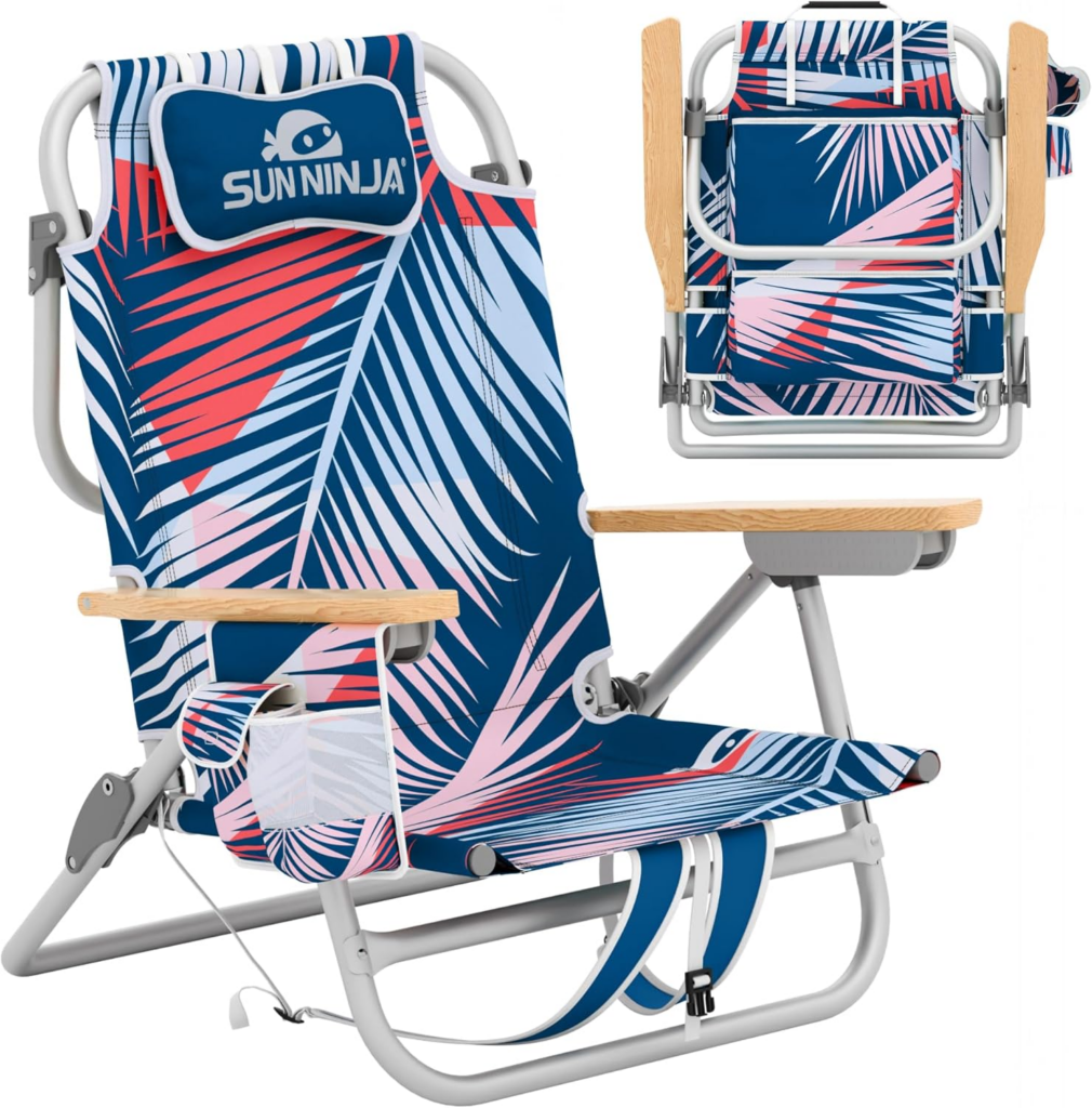 SUN NINJA Folding Beach Chair