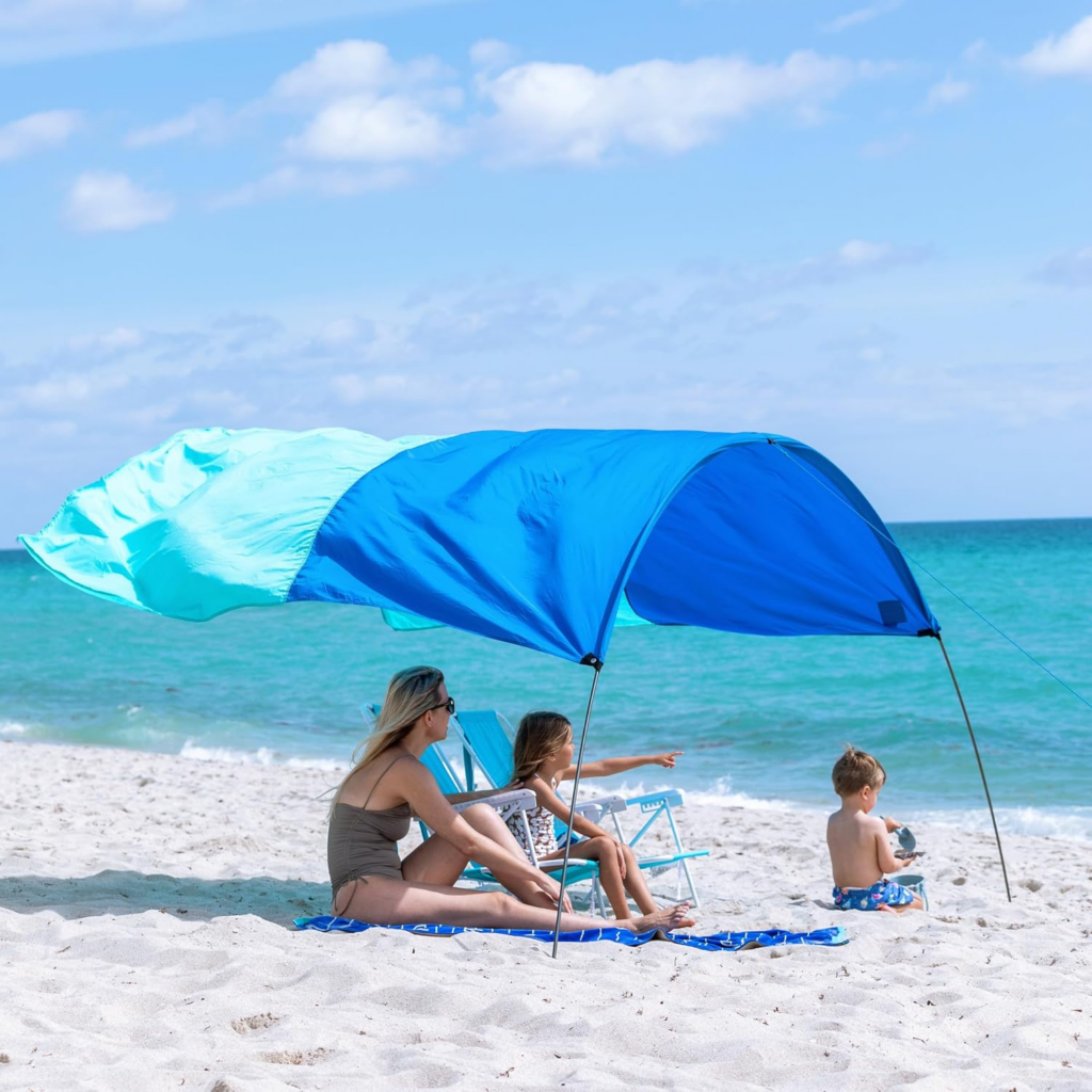 Shibumi Shade Beach Canopy Wind Powered Portable Sun Shade