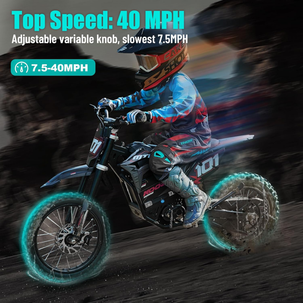 KOOZ Electric Dirt Bike for Kids