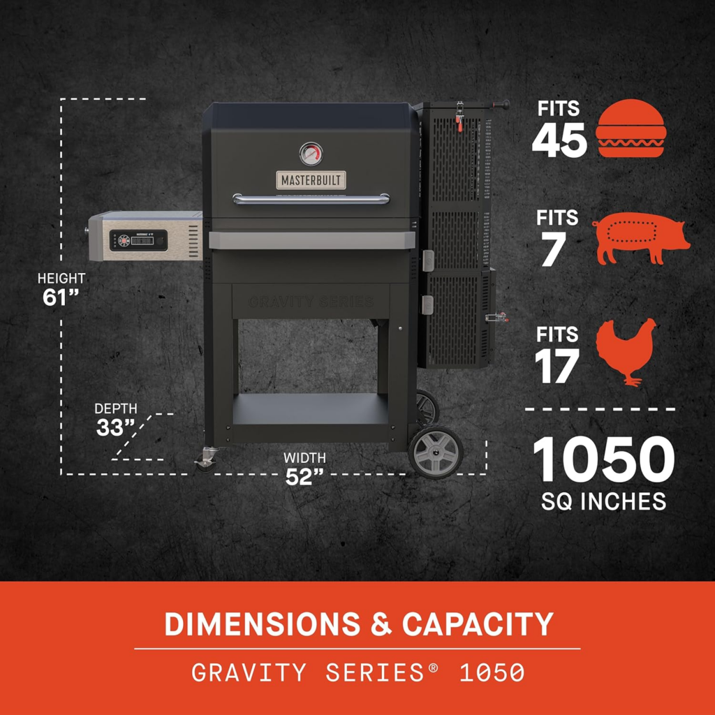 Masterbuilt Gravity Series 1050 Digital Charcoal Grill