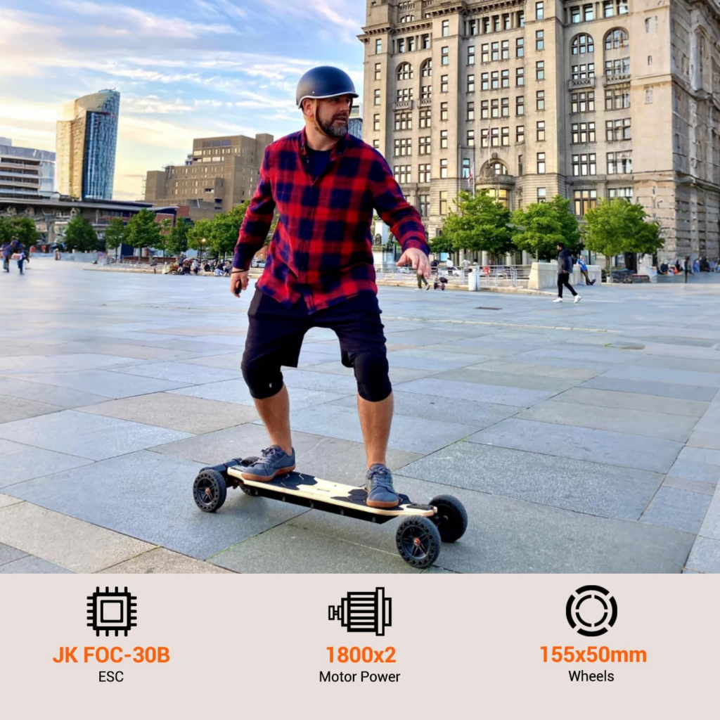 MEEPO Bamboo Series Off-Road All Terrain Electric Skateboard