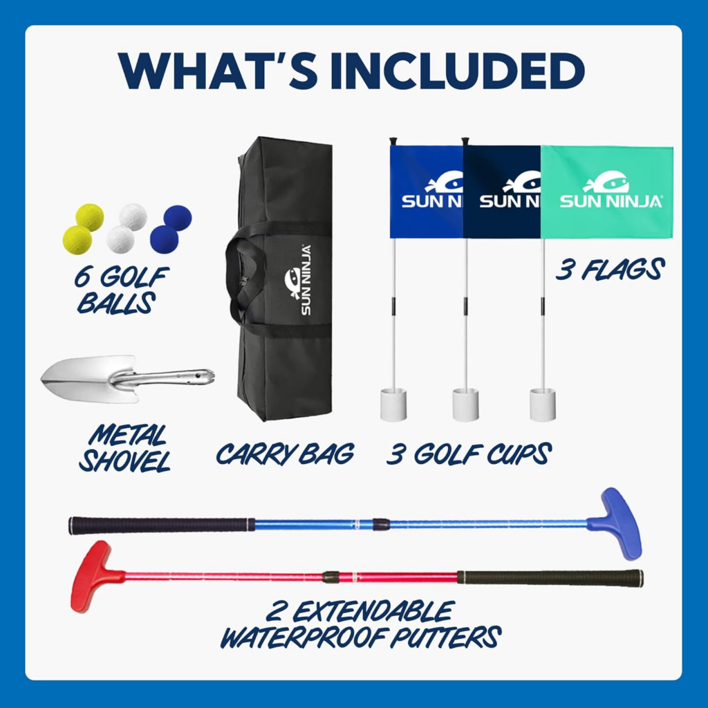 SUN NINJA Beach Golf Set