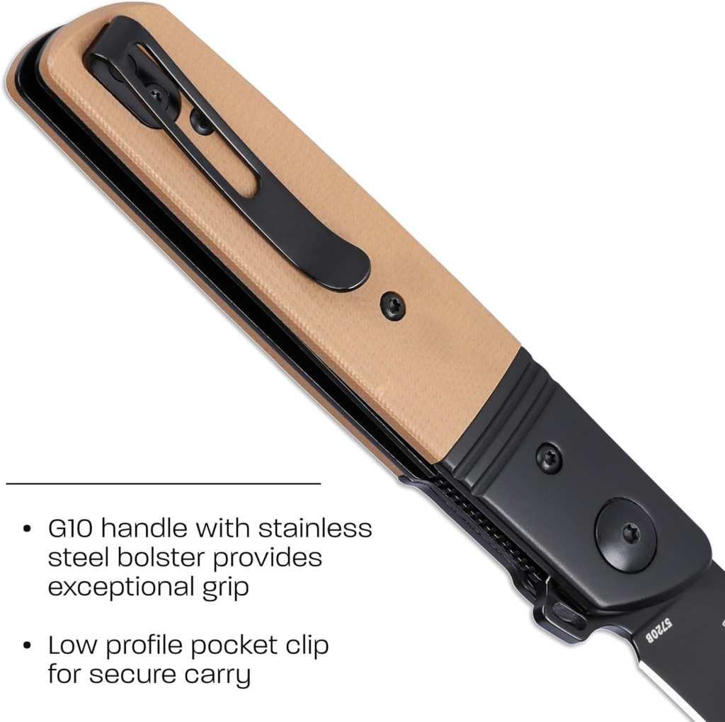 CRKT Bamboozled Black and Tan Everyday Carry EDC