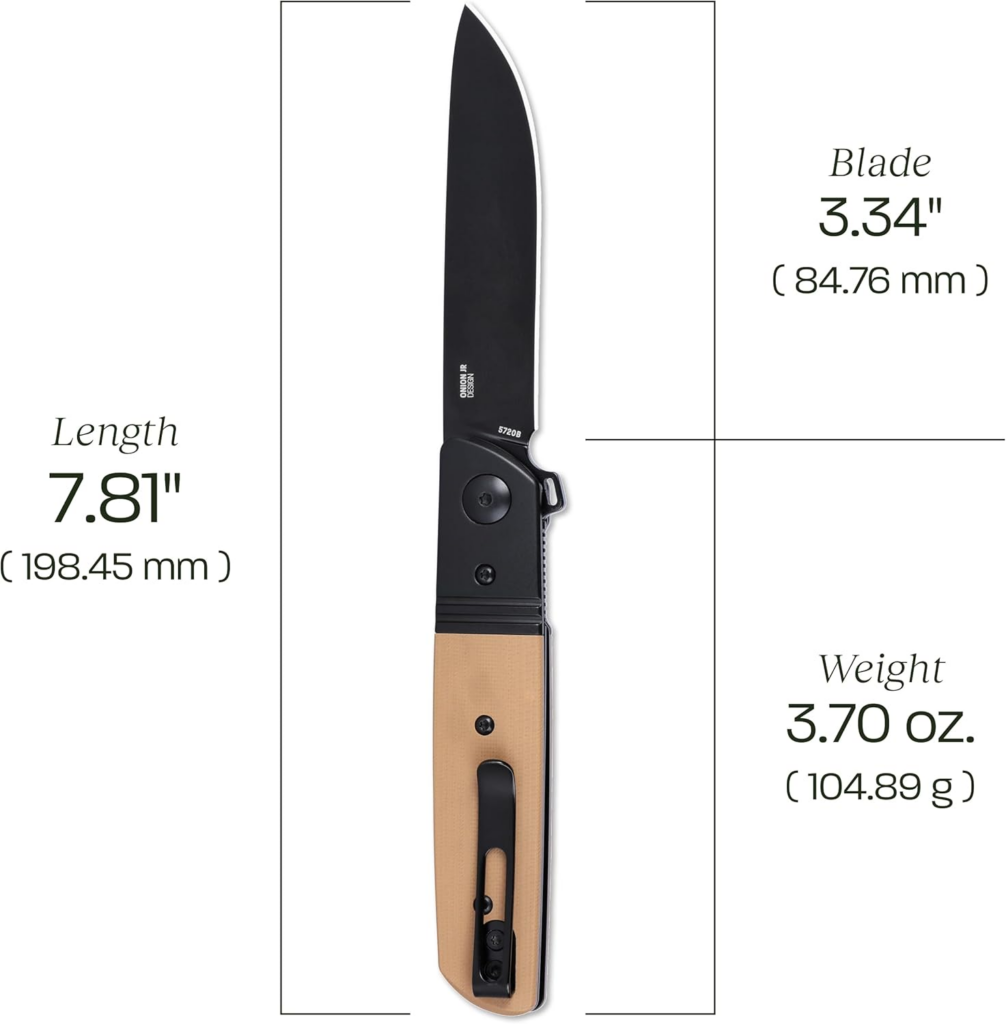 CRKT Bamboozled Black and Tan Everyday Carry EDC
