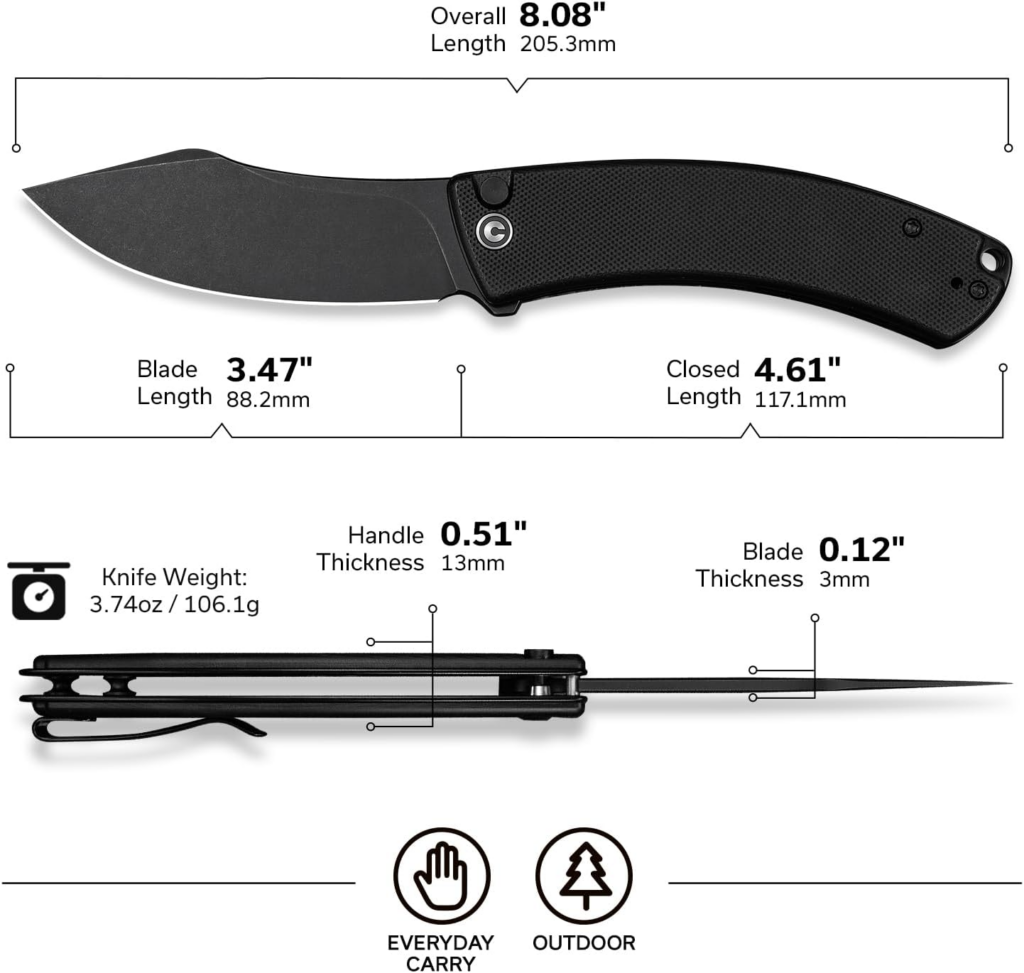 CIVIVI Outlaw Muk Folding Pocket Knife