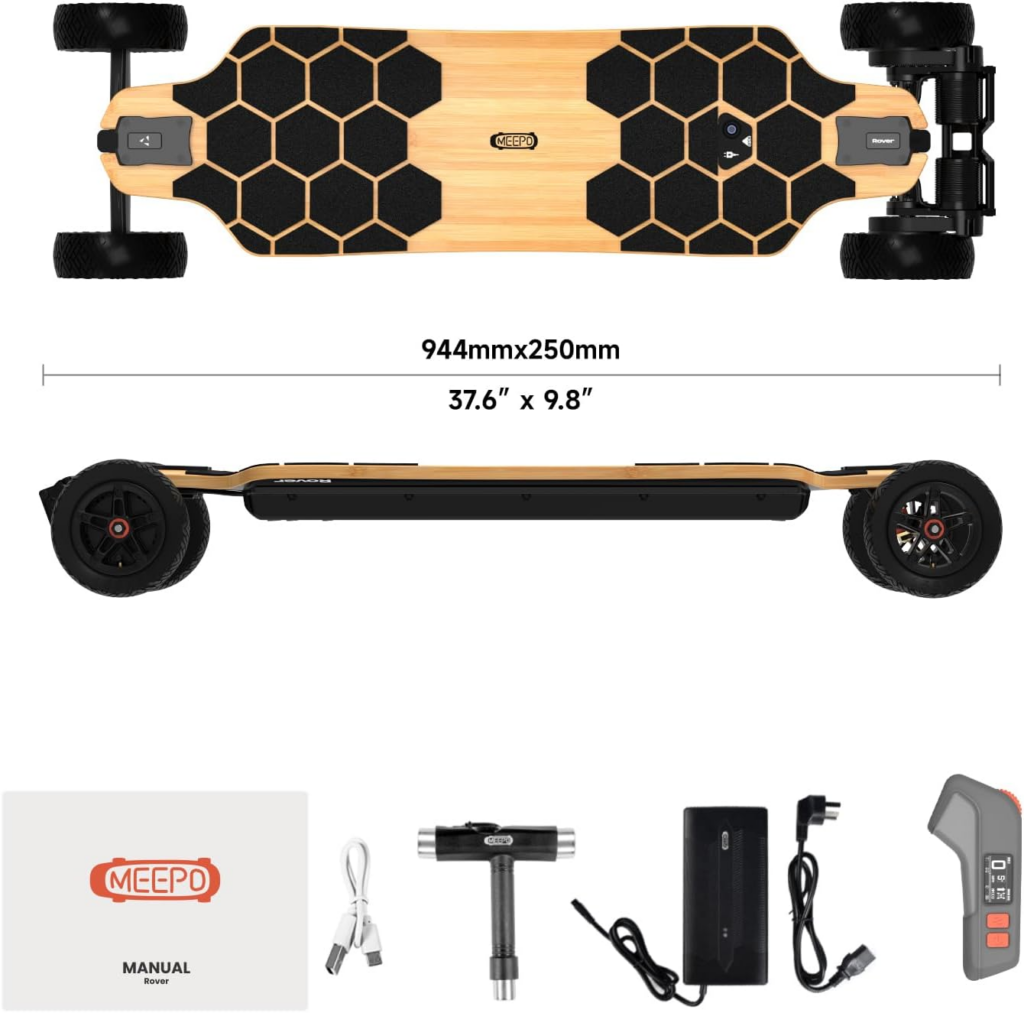 MEEPO Bamboo Series Off-Road All Terrain Electric Skateboard