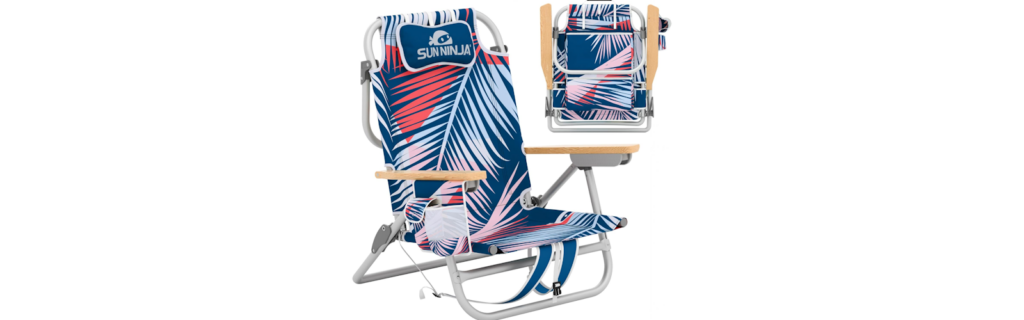 SUN NINJA Folding Beach Chair