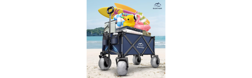 Blinthar Beach Wagon with Big Wheels for Sand