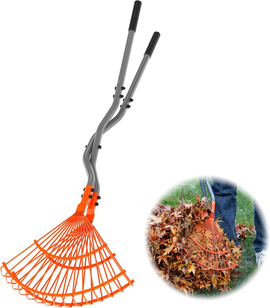 Walensee Heavy Duty Leaf Grabber Rake