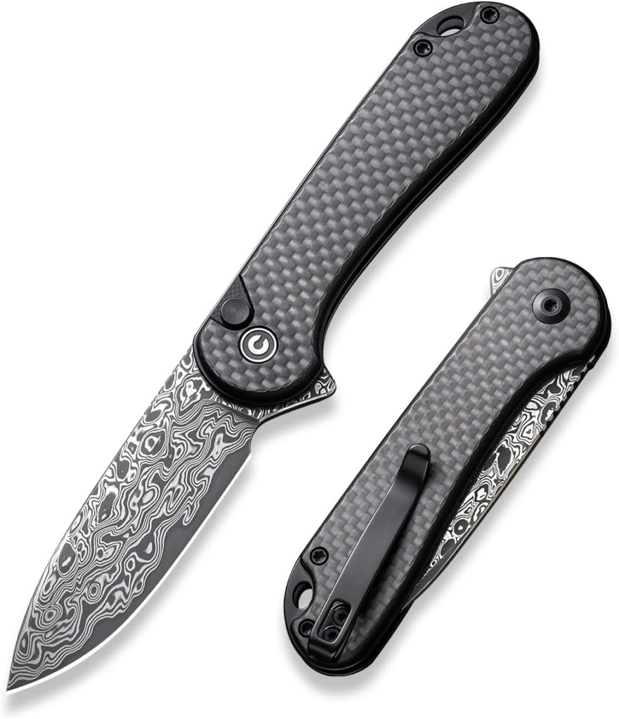 CIVIVI Elementum II Pocket Folding Knife Damascus Blade