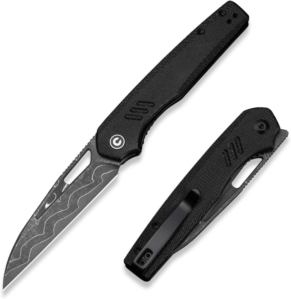 CIVIVI Guile Pocket Knife Folding Knife EDC Damascus Blade