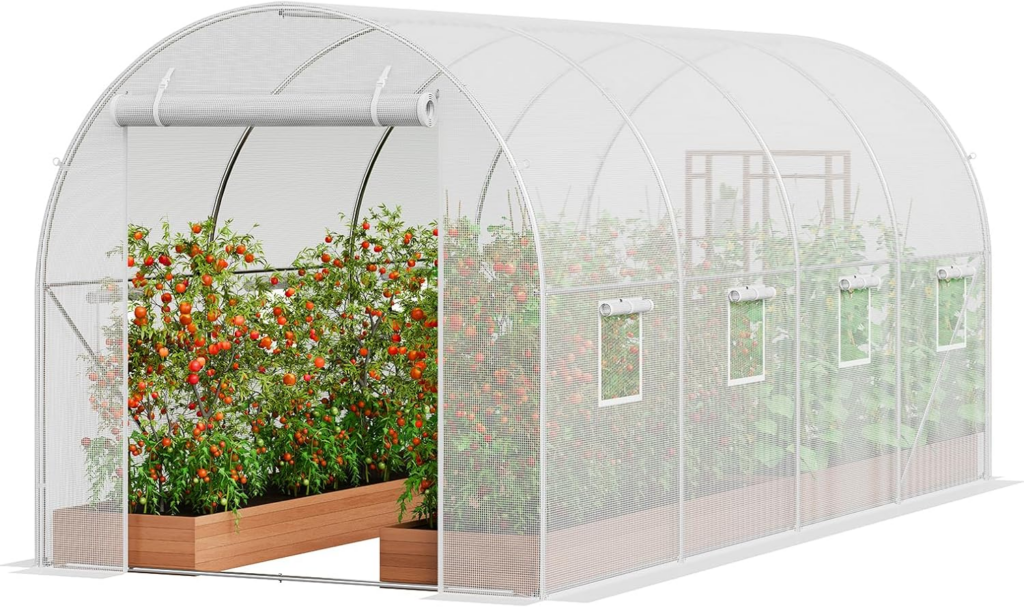 VEVOR Walk-in Tunnel Greenhouse Hoop House Greenhouse Tunnel