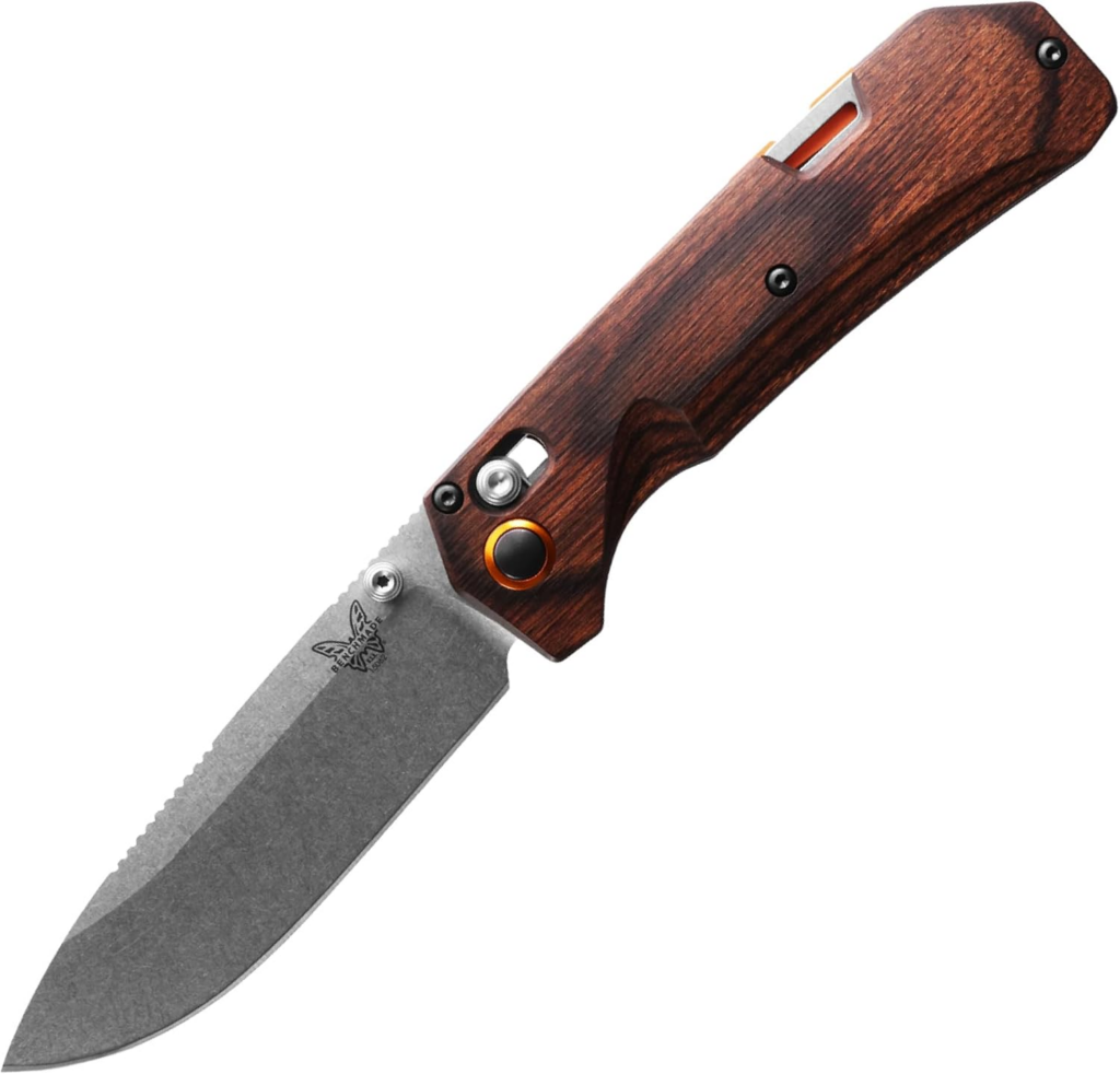 Benchmade Grizzly Creek EDC Knife with Wood Handle