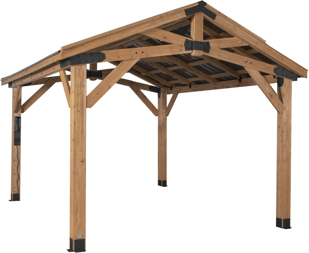 Backyard Discovery Norwood 14x12 All Cedar Wood Gazebo