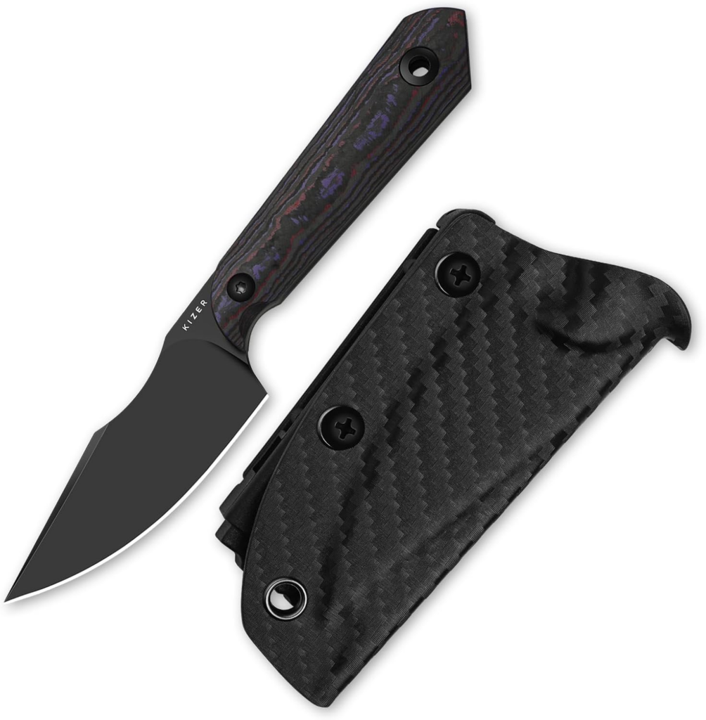 Kizer Mini Harpoon Fixed Blade Knife Hunting Knife