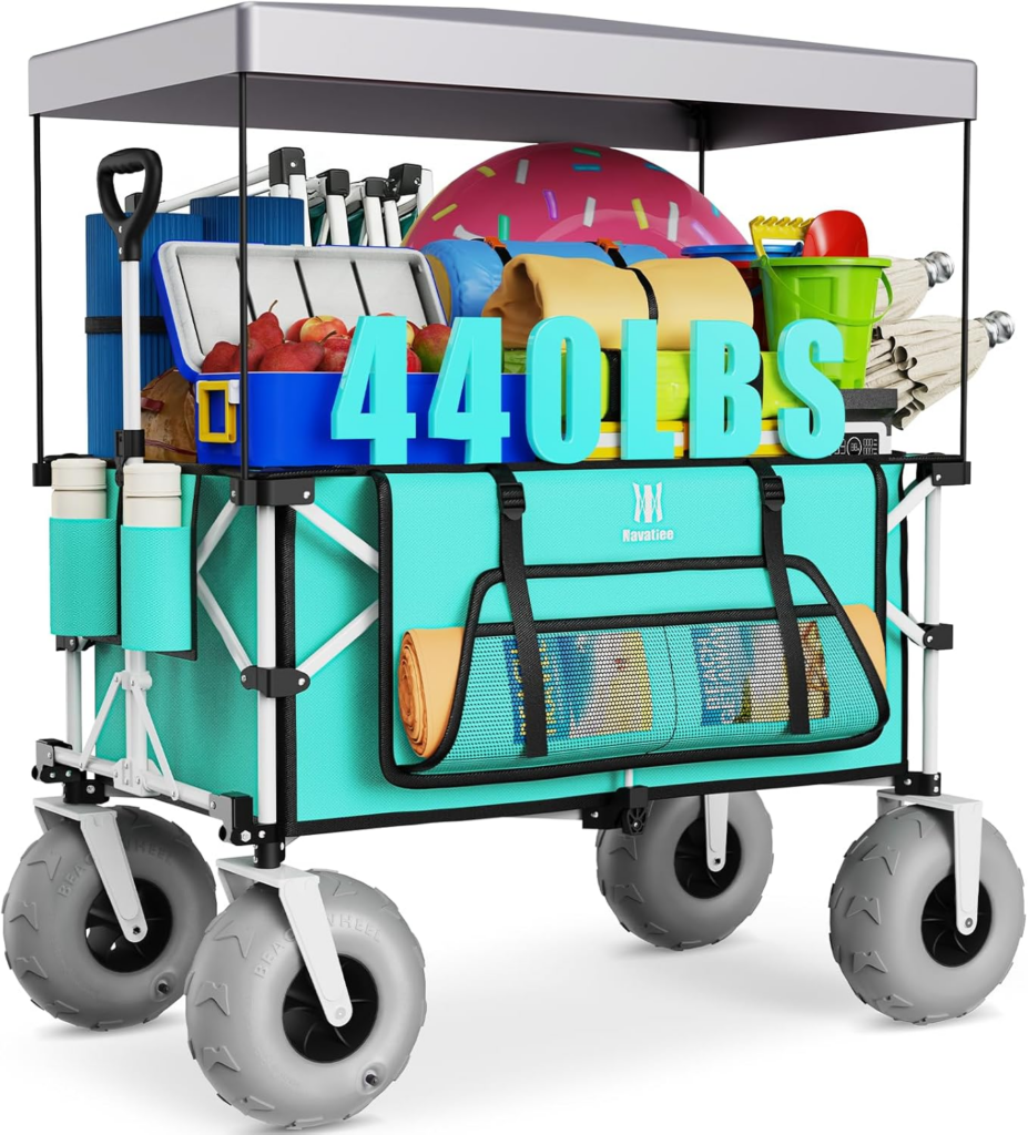 Navatiee Beach Wagon with Big Balloon Wheels