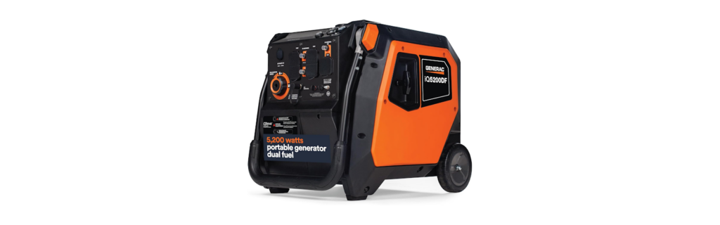 Generac 5,200-Watt Dual-Fuel Portable Inverter Generator