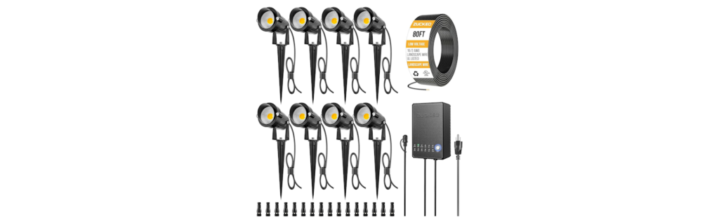 ZUCKEO All-in-One Landscape Lighting Kit