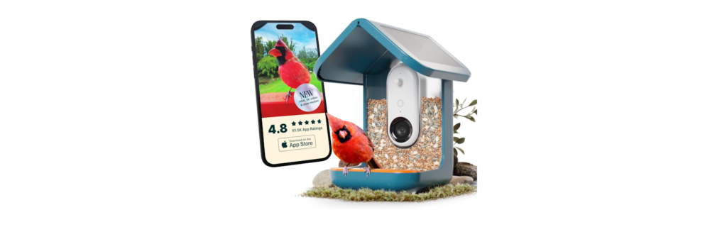 Bird Buddy PRO Solar Smart Bird Feeder with Camera