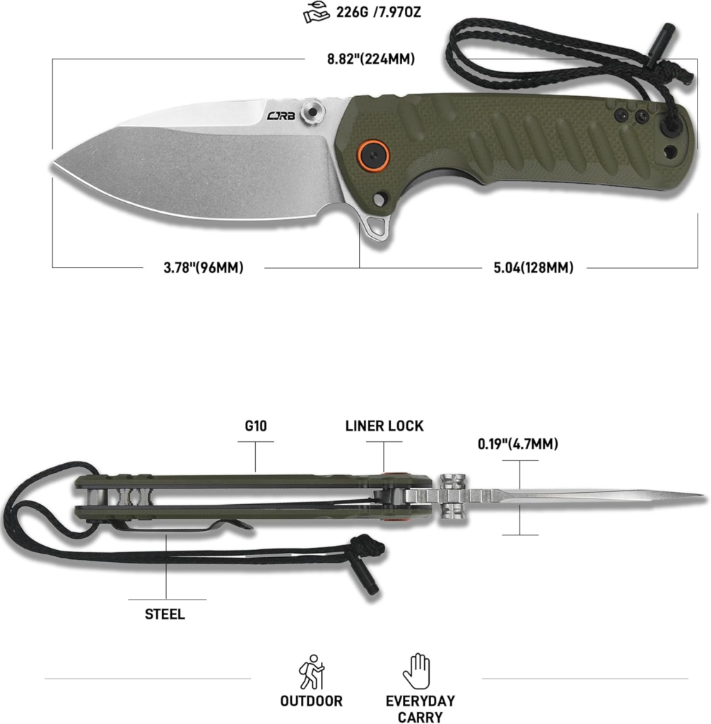 CJRB Tundra Folding Knife