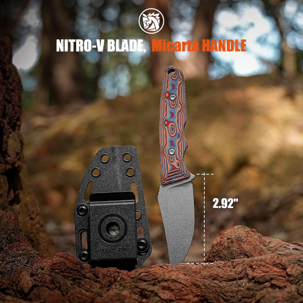 Vosteed H Back EDC Fixed Blade Knife