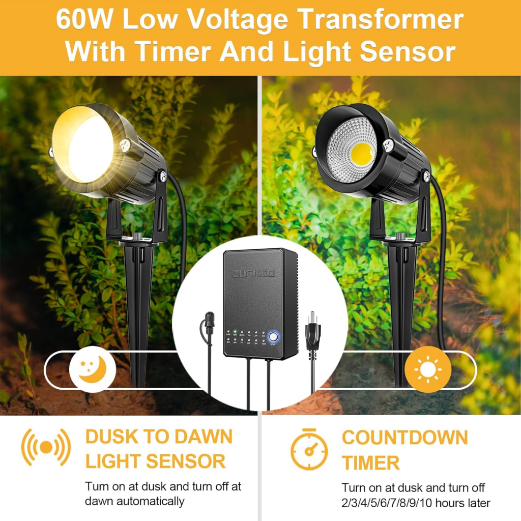 ZUCKEO All-in-One Landscape Lighting Kit