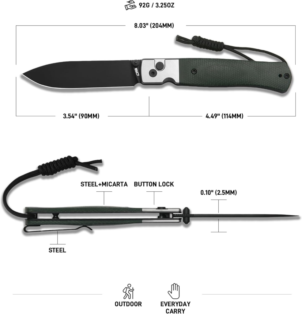 CJRB Glacier Pocket Knife