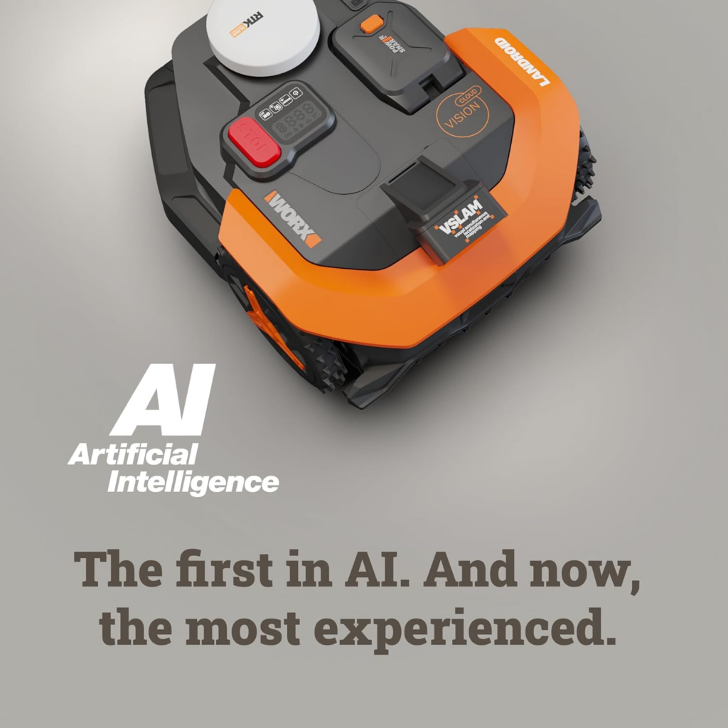 The WORX Landroid Vision Cloud Robot Lawn Mower