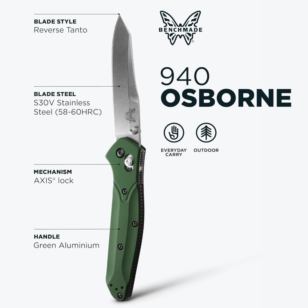 Benchmade Osborne Every Day Folding Knife Reverse Blade