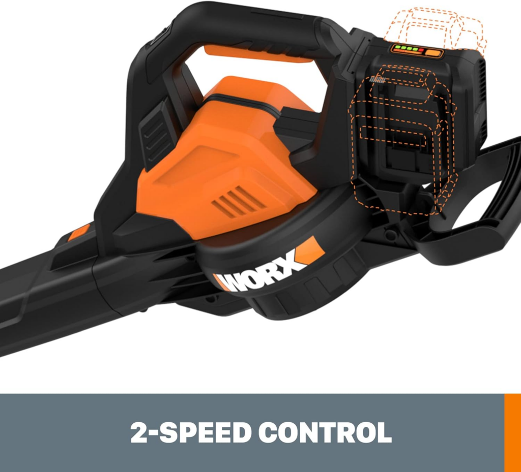 WORX WG583.9 40V Cordless Leaf Blower, Vacuum & Mulcher