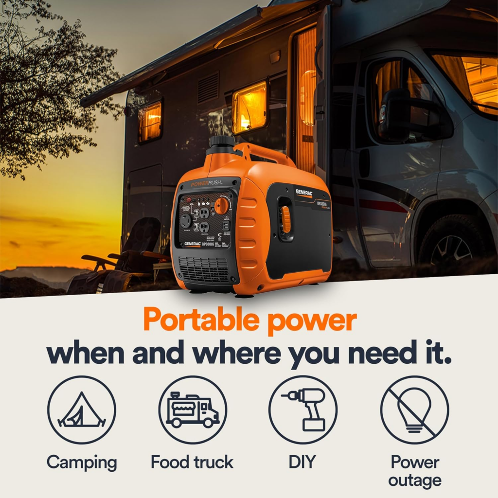 Generac 3300W Portable Inverter Generator