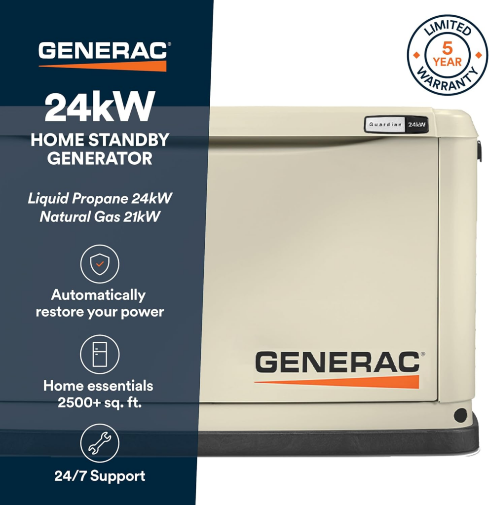 Generac Guardian 24kW Home Standby Generator