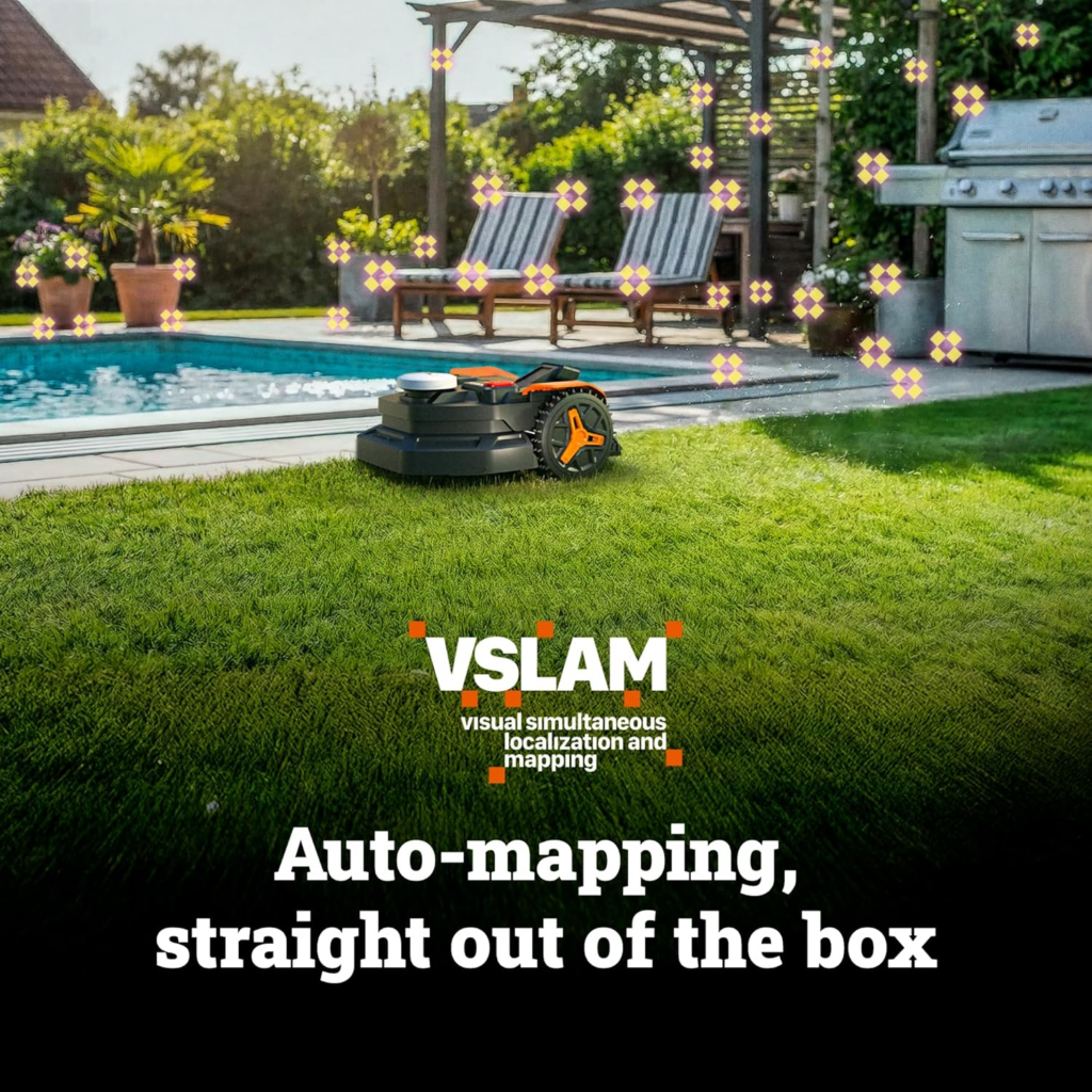 The WORX Landroid Vision Cloud Robot Lawn Mower