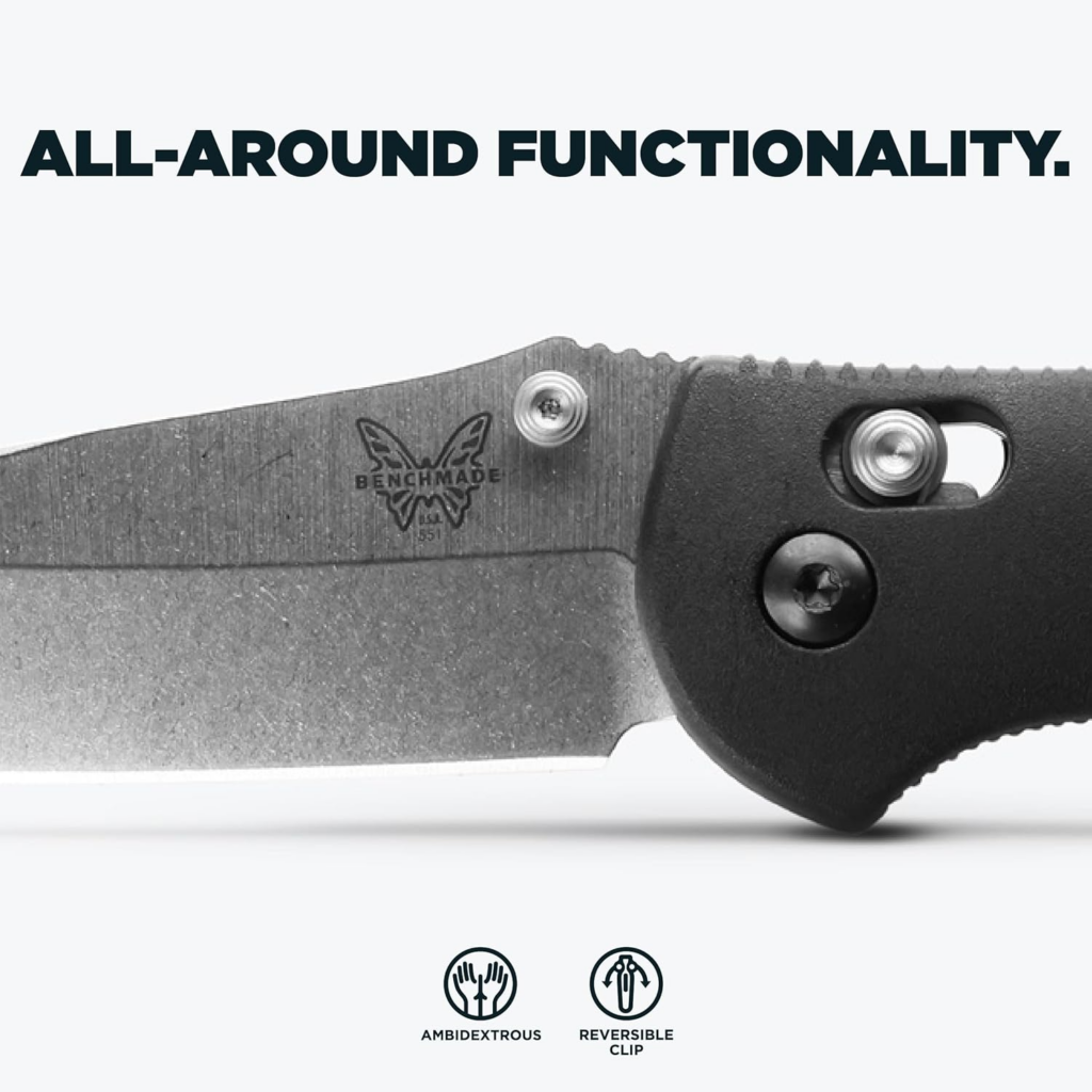 Benchmade Griptilian Knife Plain Edge Nylon Handle