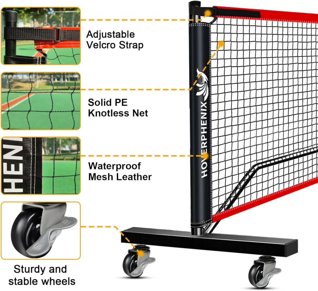 Hoverphenix Pickleball Set for Driveway