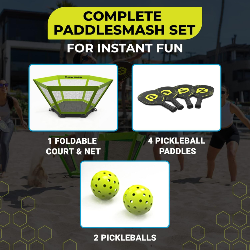 PaddleSmash Pickleball Yard Beach Game