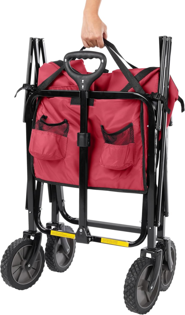 Amazon Basics Collapsible Folding Heavy Duty Utility Wagon