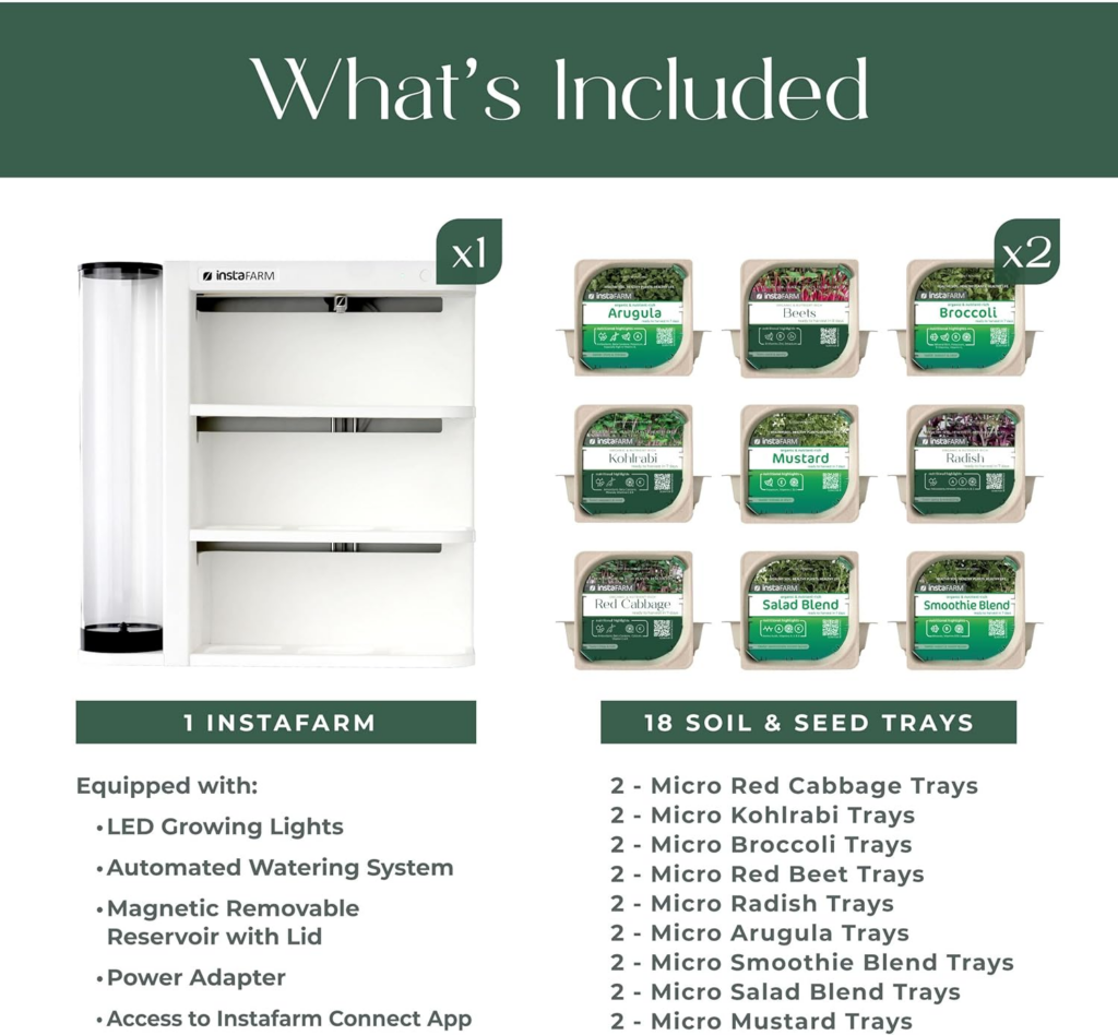 Instafarm Indoor Garden Fully Automated LED Growing Unit