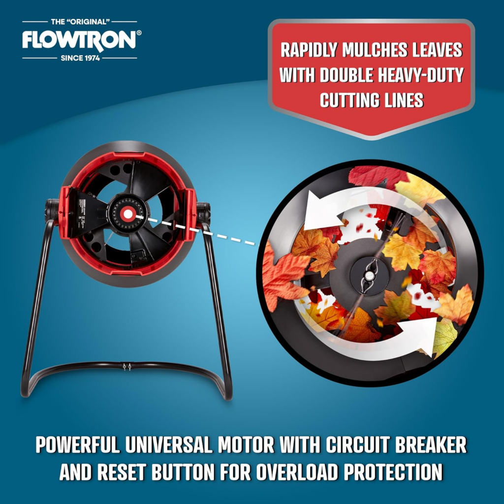 Flowtron LE-900 Electric Leaf Shredder Mulcher