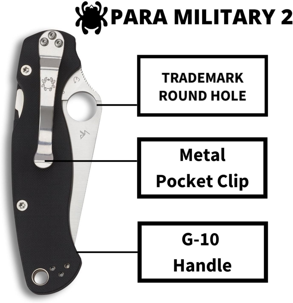 Spyderco Para Military 2 Tactical Knife