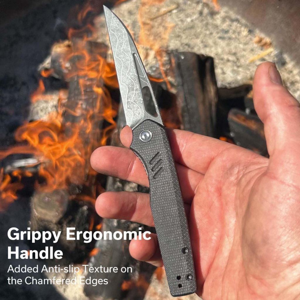 CIVIVI Guile Pocket Knife Folding Knife EDC Damascus Blade