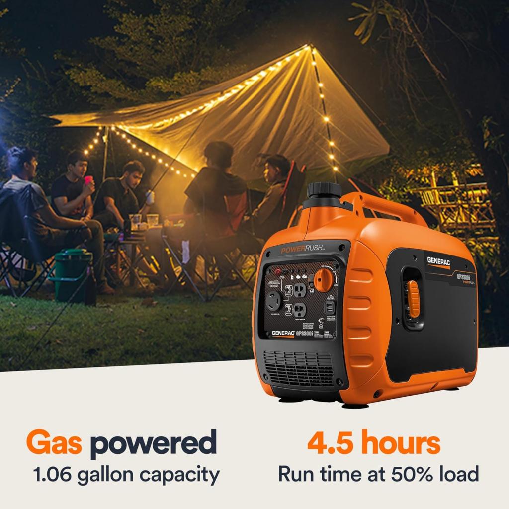 Generac 3300W Portable Inverter Generator
