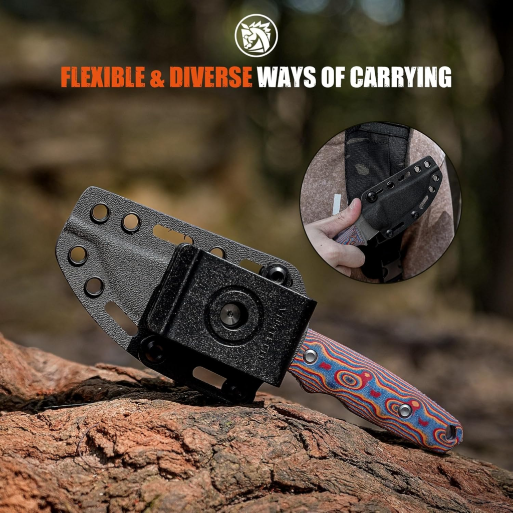 Vosteed H Back EDC Fixed Blade Knife