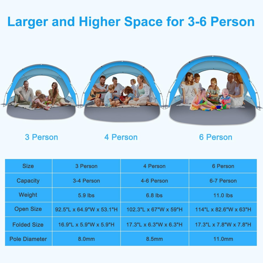 Gorich Beach Tent Sun Shelter