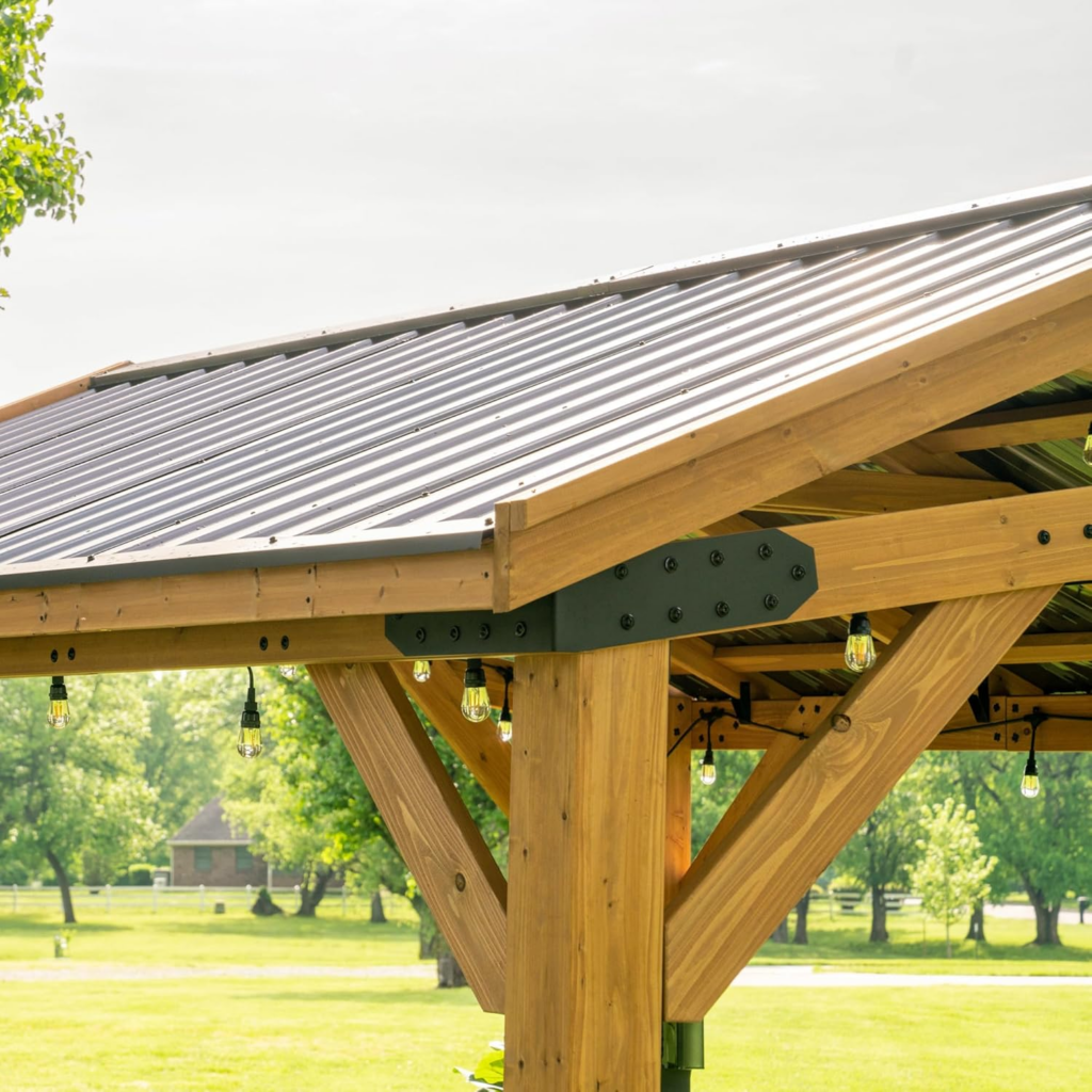 Backyard Discovery Norwood 14x12 All Cedar Wood Gazebo