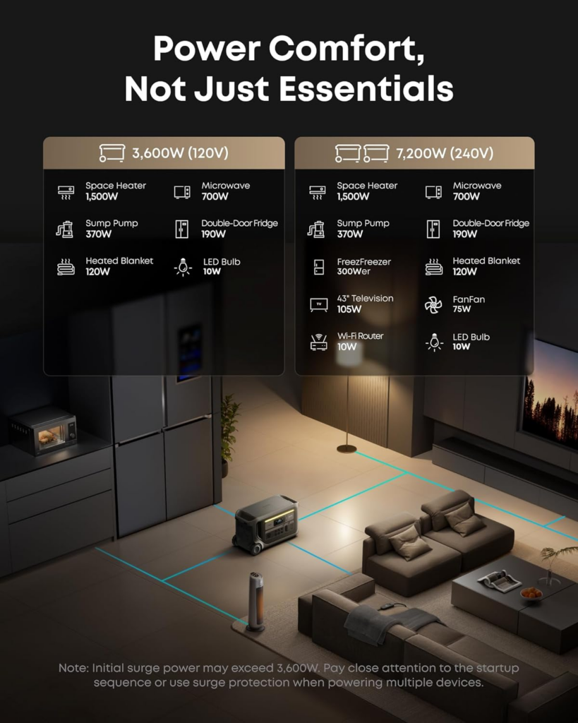 Anker Power Station SOLIX F3000 Portable