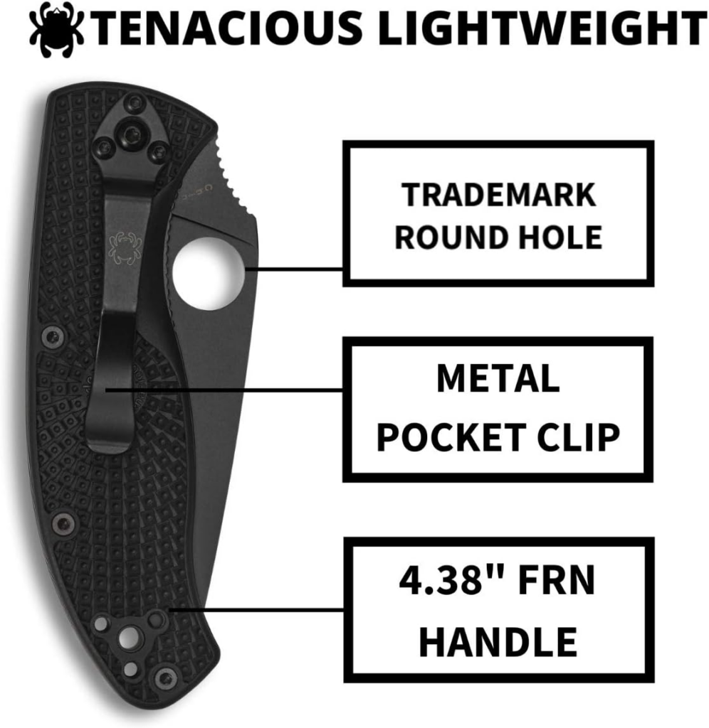 Spyderco Tenacious Folding Pocket Knife